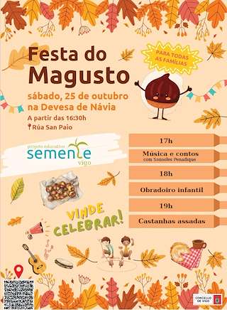 Fechas, información, programa, cartel, imágenes, mapa y ubicación de Magusto de Navia (2025)  en  Vigo