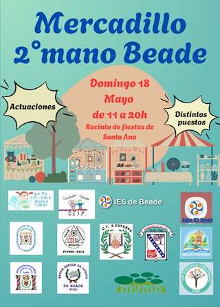 Fechas, información, programa, cartel, imágenes, mapa y ubicación de Mercadillo 2º Mano de Beade  en  Vigo