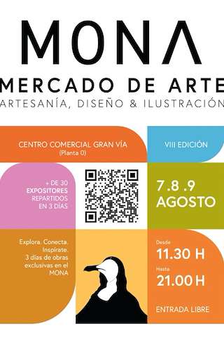 Fechas, información, programa, cartel, imágenes, mapa y ubicación de Mercado de Arte e Ilustración Mona   en  Vigo