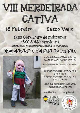 Fechas, información, programa, cartel, imágenes, mapa y ubicación de VIII Merdeirada Cativa do Casco Vello  en  Vigo