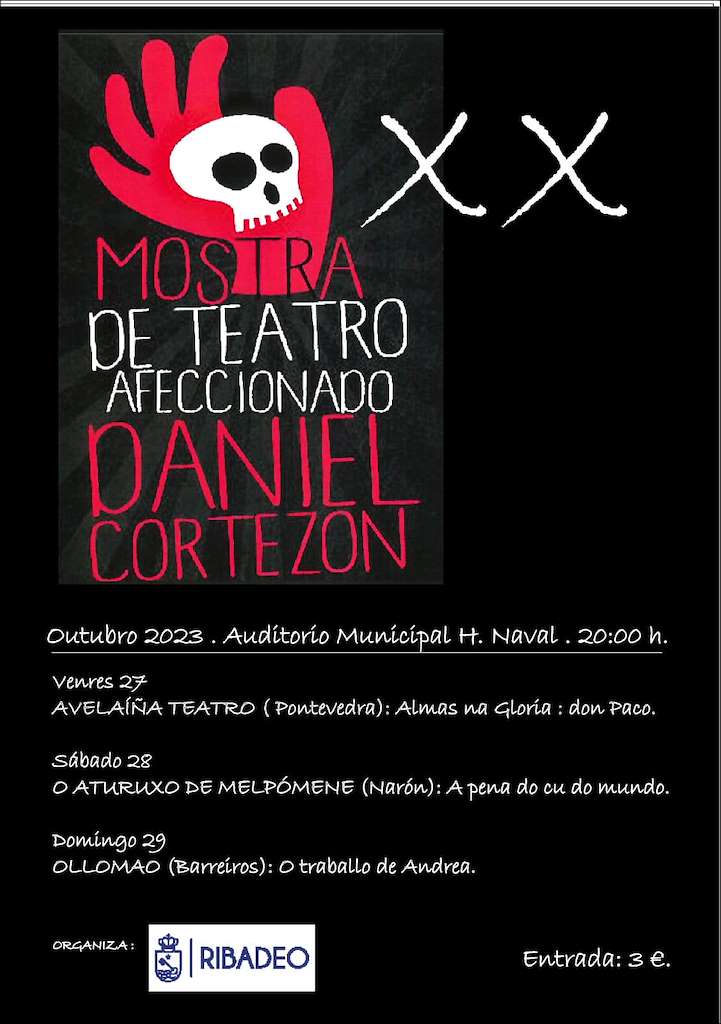 XX Mostra de Teatro Afeccionado Daniel Cortezón en Ribadeo