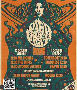 Fechas, información, programa, cartel, imágenes, mapa y ubicación de Psych Fest  (2025)  en  Vigo
