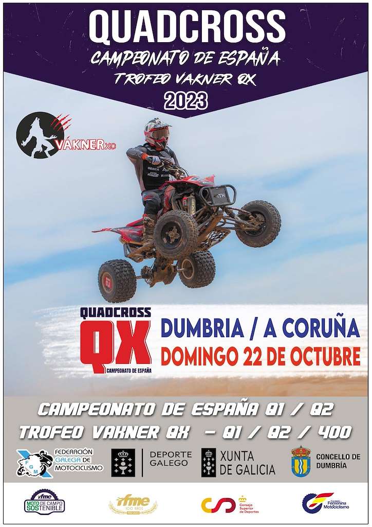 Quad Cross Campeonato De Espa A En Dumbr A