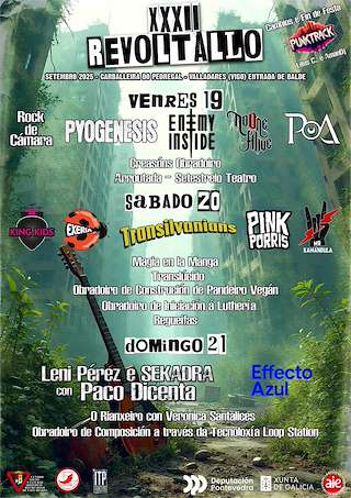 Fechas, información, programa, cartel, imágenes, mapa y ubicación de XXXII Revoltallo de Música e Cultura Emerxente  en  Vigo