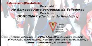 Fechas, información, programa, cartel, imágenes, mapa y ubicación de Rondalla Reis Magos de Valladares  en  Vigo
