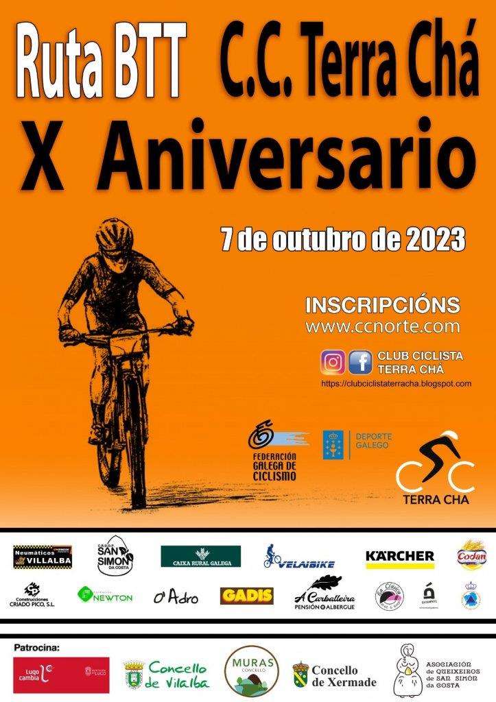 Ruta BTT X Aniversario CC Terra Cha 2025 En Vilalba