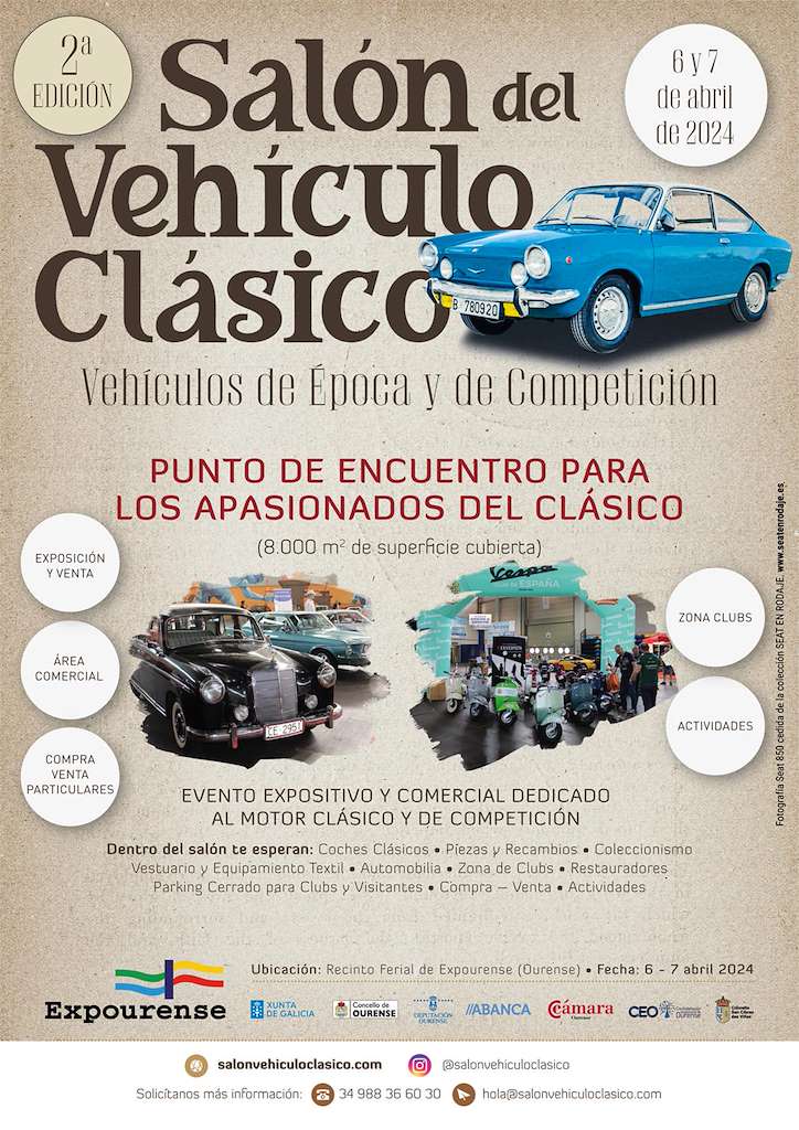 II Salón del Vehículo Clásico en Ourense