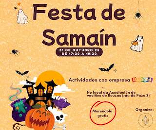 Fechas, información, programa, cartel, imágenes, mapa y ubicación de Samaín da Asociación de Veciños de Bouzas (2025)  en  Vigo
