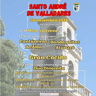 Fechas, información, programa, cartel, imágenes, mapa y ubicación de San Andrés de Valladares  en  Vigo