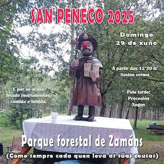 Fechas, información, programa, cartel, imágenes, mapa y ubicación de San Peneco de Zamáns  en  Vigo