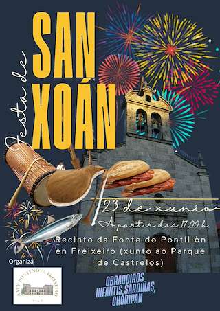 Fechas, información, programa, cartel, imágenes, mapa y ubicación de San Xoán de Freixeiro  en  Vigo