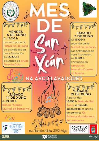Fechas, información, programa, cartel, imágenes, mapa y ubicación de San Xoán de Lavadores  en  Vigo