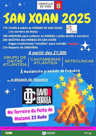 Fechas, información, programa, cartel, imágenes, mapa y ubicación de San Xoán de Matamá   en  Vigo