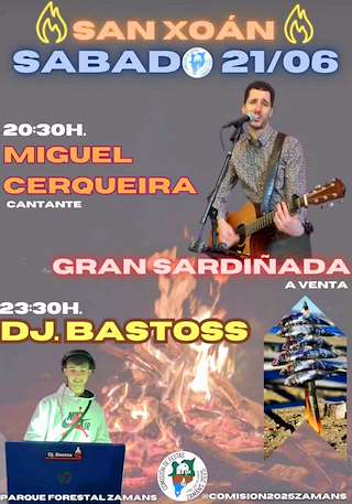 Fechas, información, programa, cartel, imágenes, mapa y ubicación de San Xoán de Zamáns  en  Vigo