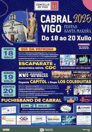 Fechas, información, programa, cartel, imágenes, mapa y ubicación de Santa Mariña de Cabral  en  Vigo