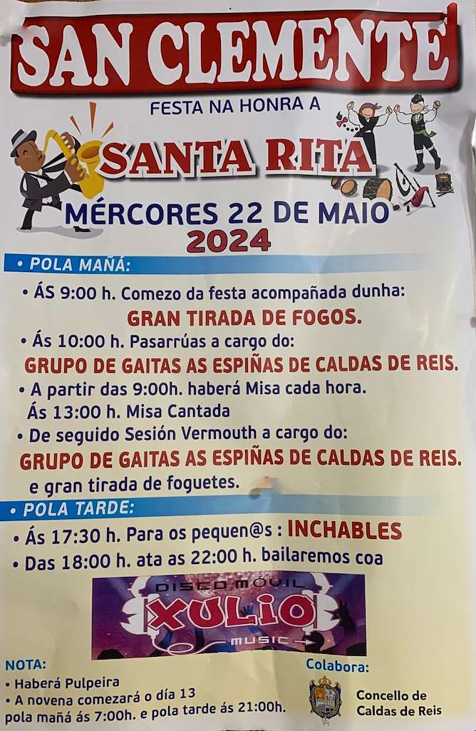 Santa Rita de San Clemente (2024) en Caldas de Reis