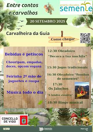 Fechas, información, programa, cartel, imágenes, mapa y ubicación de Semente Vigo - Entre Contos e Carvalhos