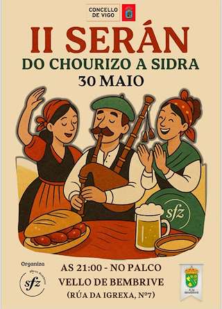 Fechas, información, programa, cartel, imágenes, mapa y ubicación de II Serán do Chorizo a Sidra  en  Vigo