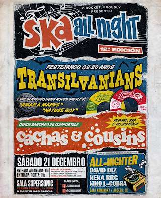 Fechas, información, programa, cartel, imágenes, mapa y ubicación de XII Ska Allnight  en  Vigo