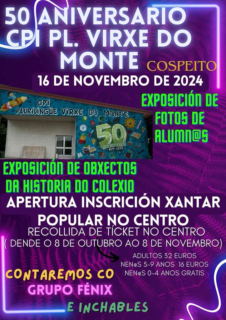 50 Aniversario do CPI PL. Virxe do Monte (2024) en Cospeito