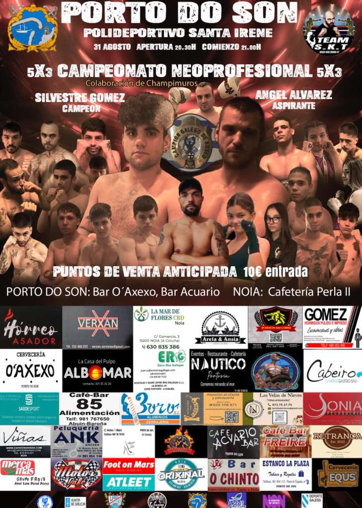 5x3 Campionato Neoprofesional de Boxeo (2024) en Porto do Son