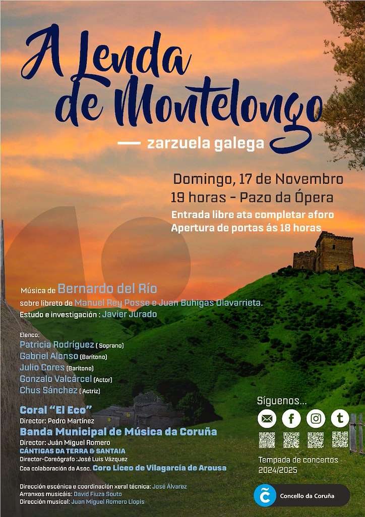 A Lenda de Montelongo - Zarzuela Galega (2024) en A Coruña