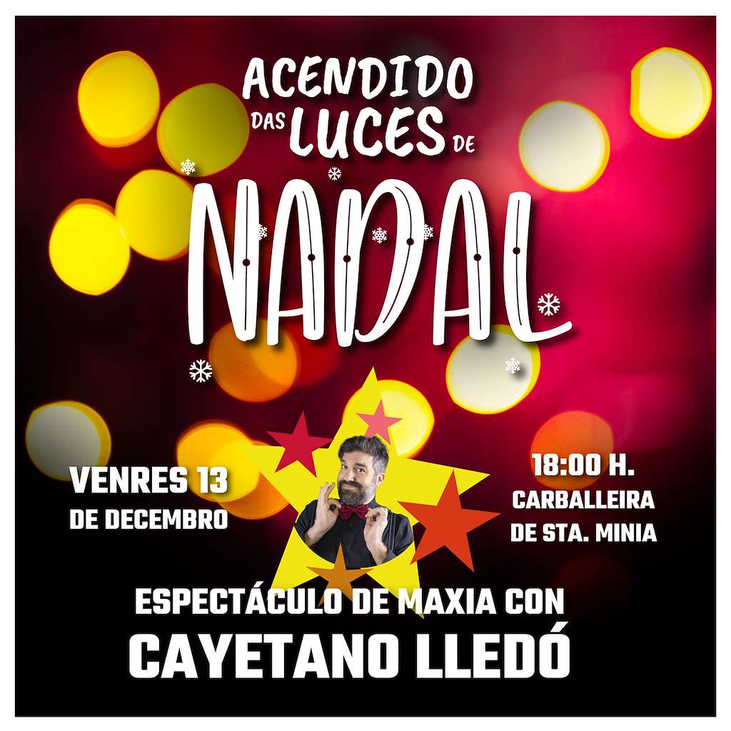 Acendido das Luces de Nadal (2024) en Brión