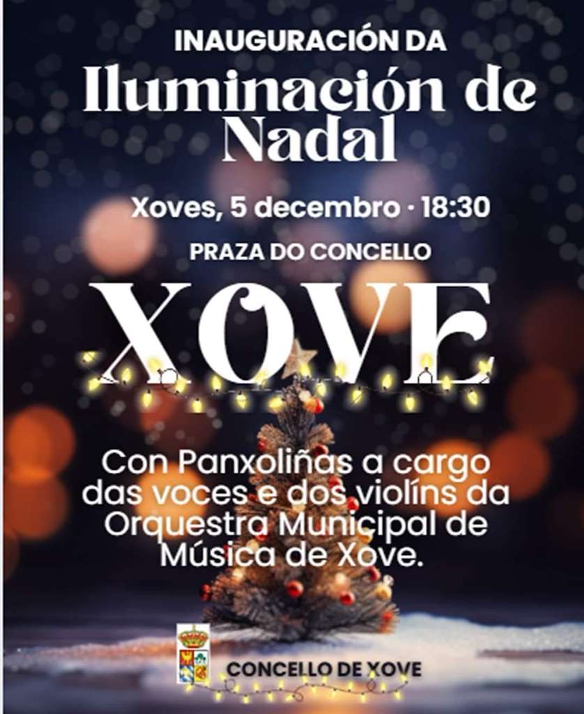 Acendido do Nadal (2024) en Xove