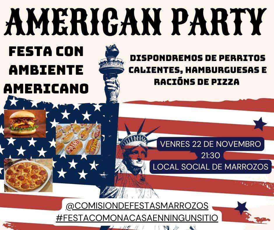 American Party de Marrozos (2024) en Santiago de Compostela