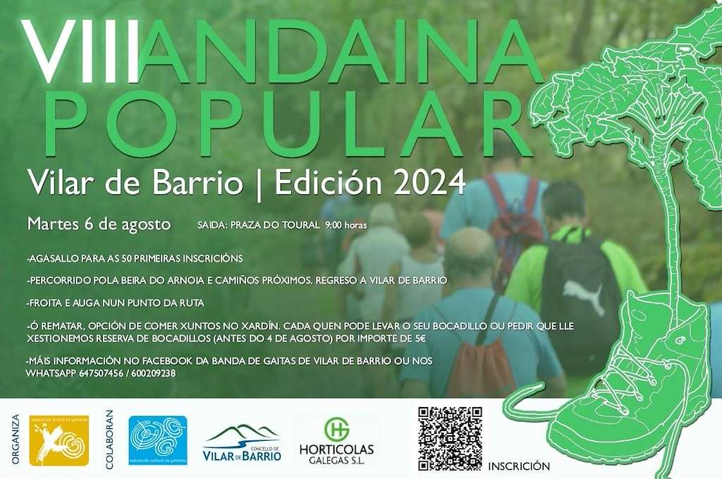 VIII Andaina Popular  en Vilar de Barrio