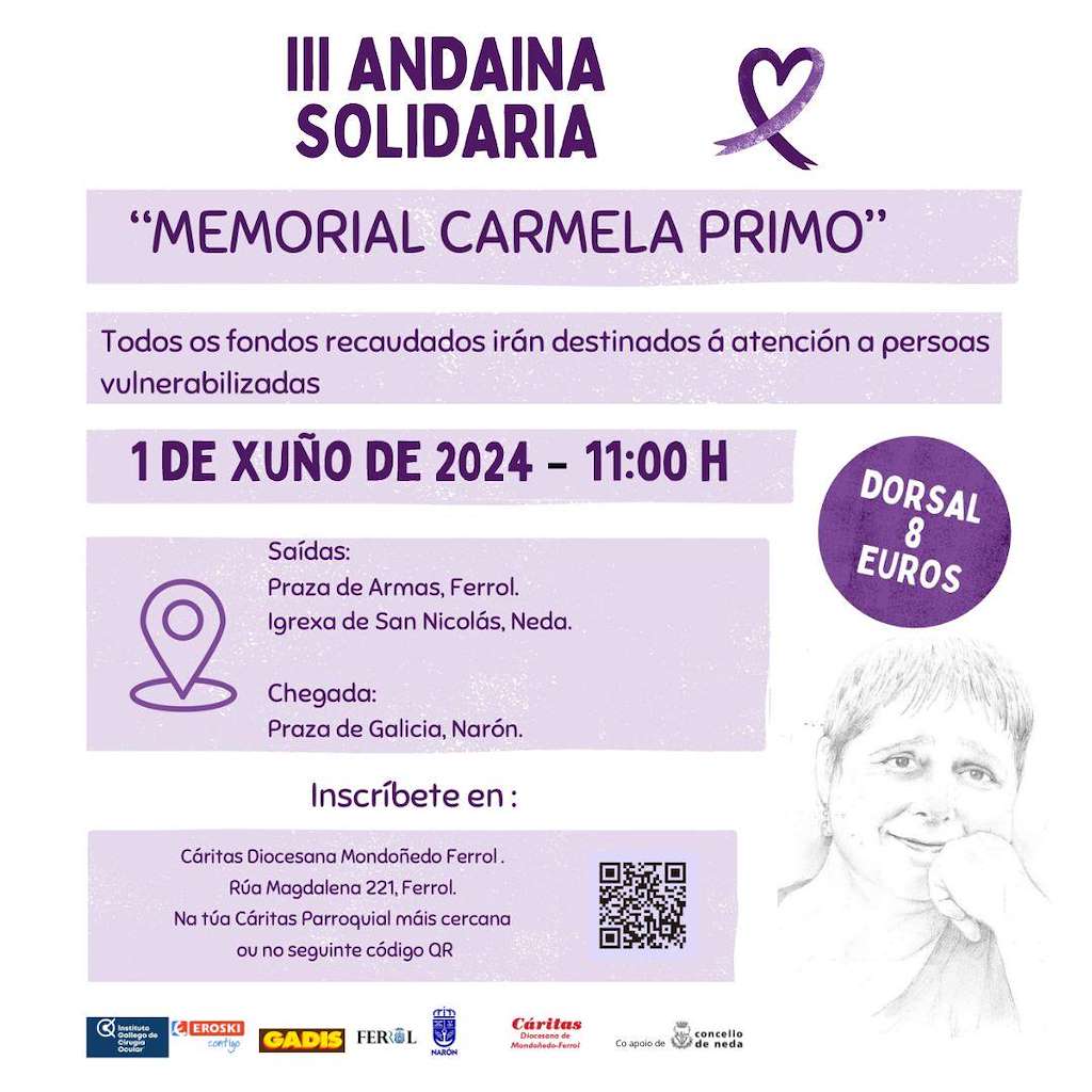 III Andaina Solidaria Memorial Carmela Primo  en Neda