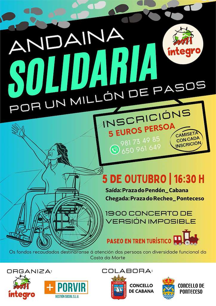 Andaina Solidaria - Por un millón de pasos (2024) en Cabana de Bergantiños