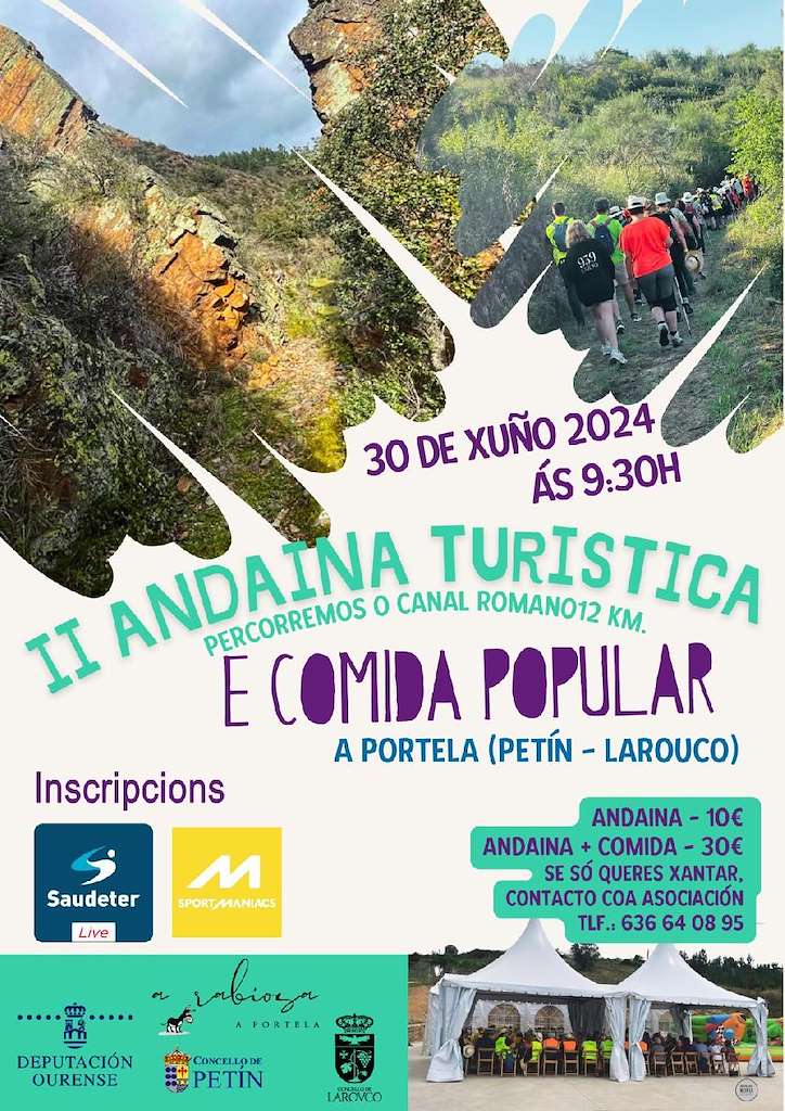 II Andaina Turística do Canal Romano (2024) en Petín
