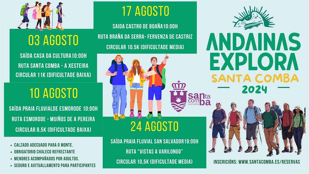 Andainas Explora (2024) en Santa Comba