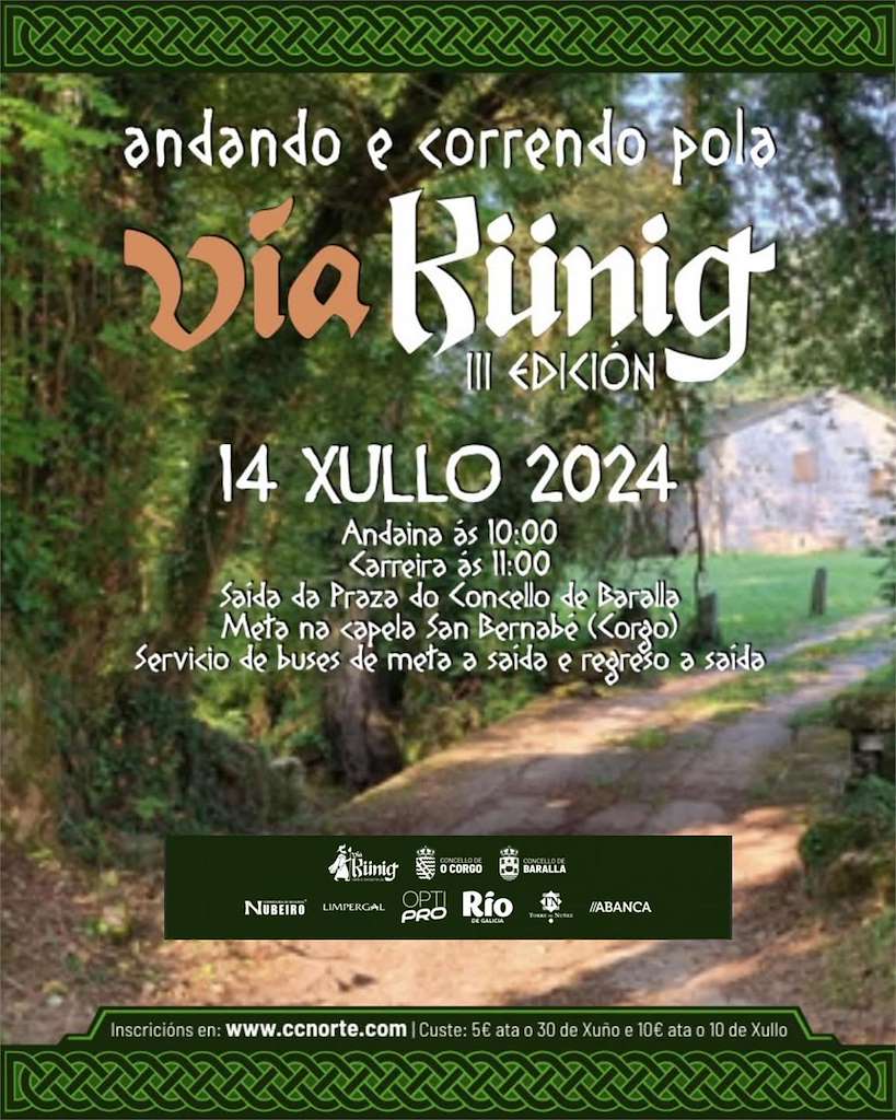 III Andando e Correndo Pola Vía Künig (2024) en Baralla