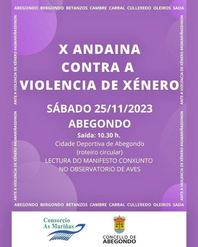 XI Andiana Contra a Violencia de Xénero  (2024) en Bergondo