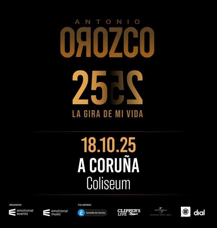 Antonio Orozco - La Gira de Mi Vida (2025) en A Coruña