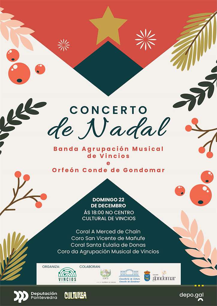 Audicións e Concerto de Nadal de Vincios (2024) en Gondomar