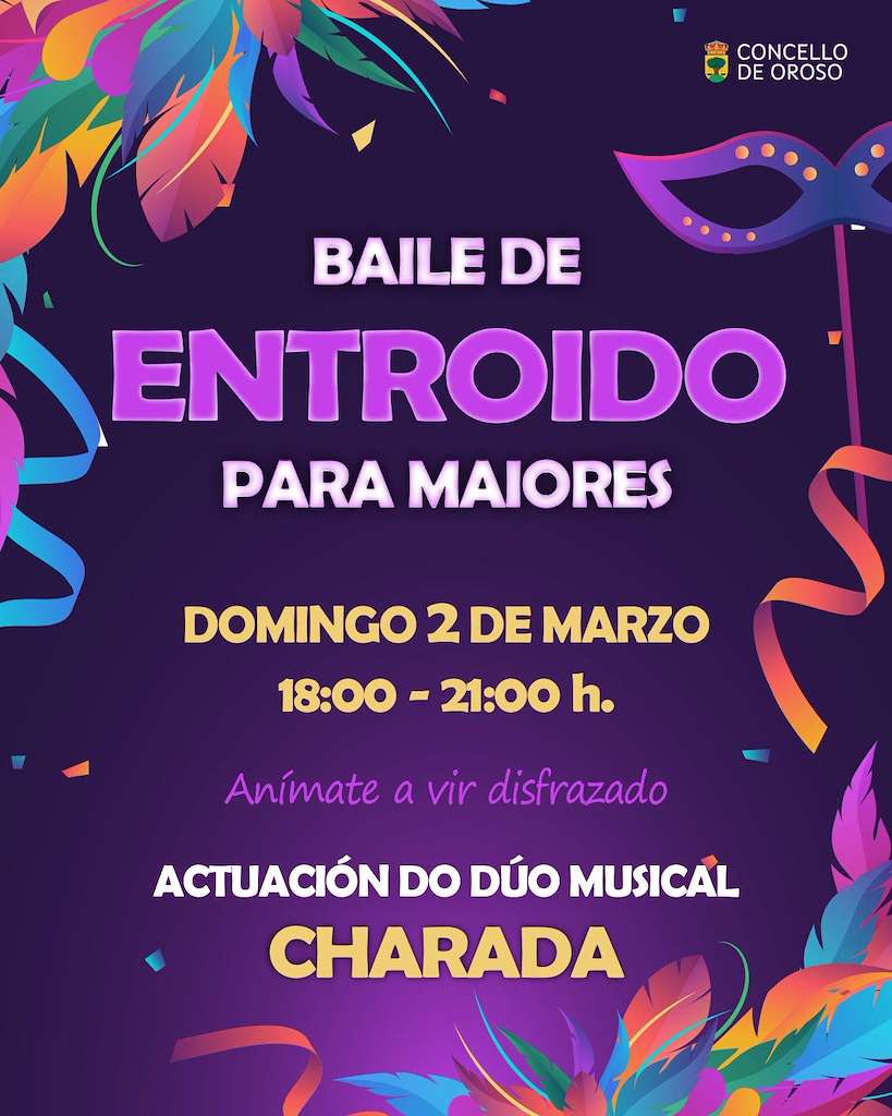 Baile de Entroido para Maiores (2025) en Oroso