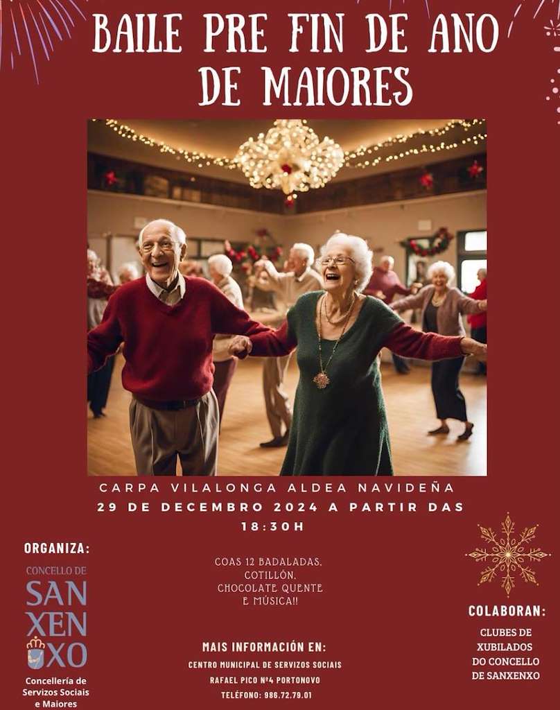 Baile Pre Fin de Ano Para Maiores (2024) en Sanxenxo