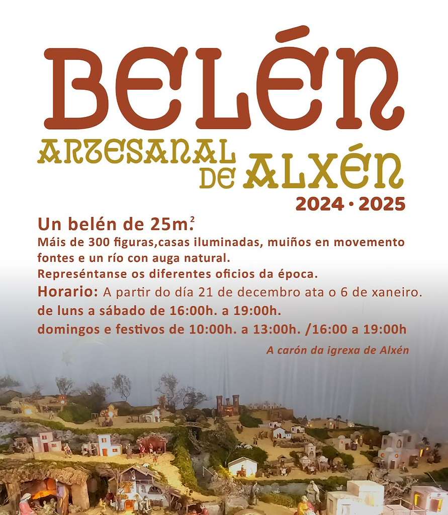 Belén Artesanal de Alxén (2024-2025) en Salvaterra do Miño