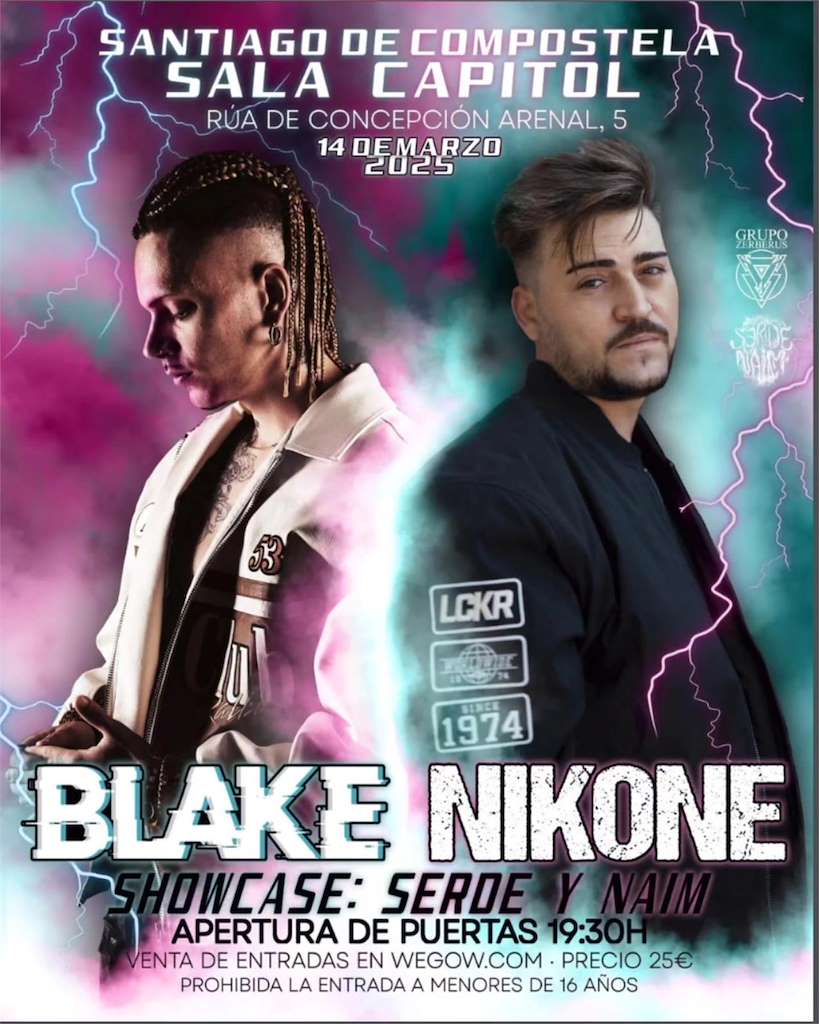 Blake y Nikone (2025) en Santiago de Compostela