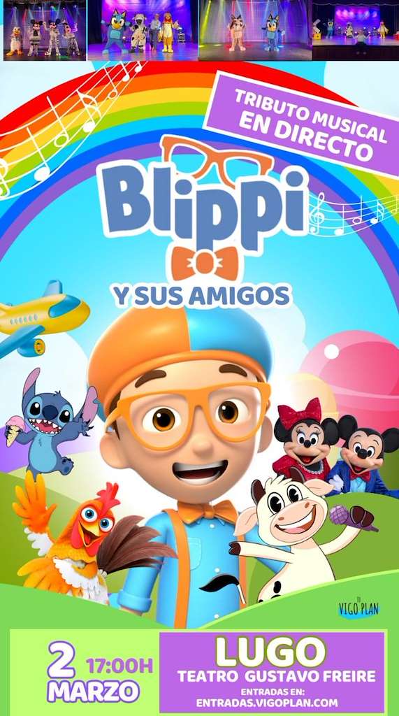 Blippi y sus Amigos - Tributo Musical (2025) en Lugo