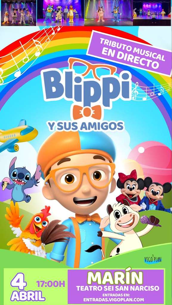 Blippi y sus Amigos - Tributo Musical (2025) en Marín