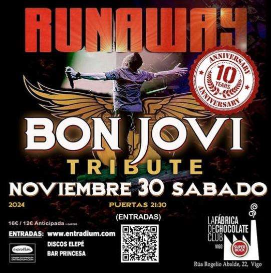 Bon Jovi Tribute - Runaway (2024) en Vigo