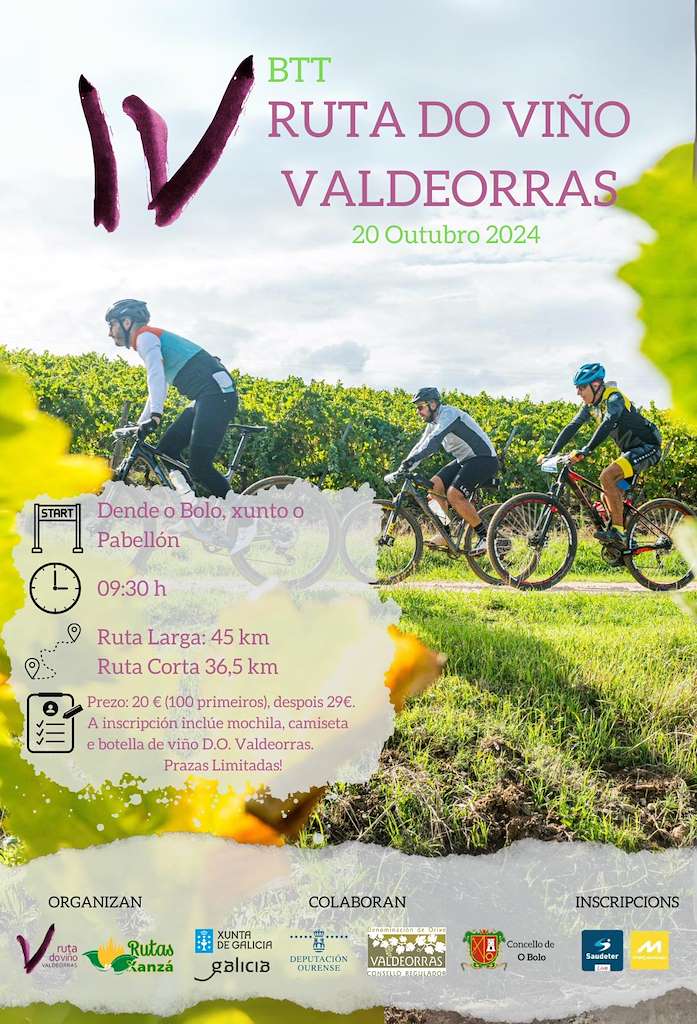 IV BTT Ruta do Viño de Valdeorras (2024) en O Bolo