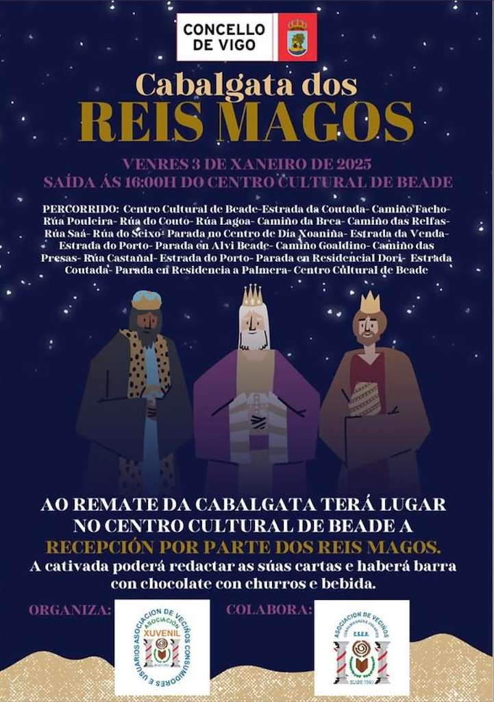 Cabalgata de Reis de Beade  (2025) en Vigo