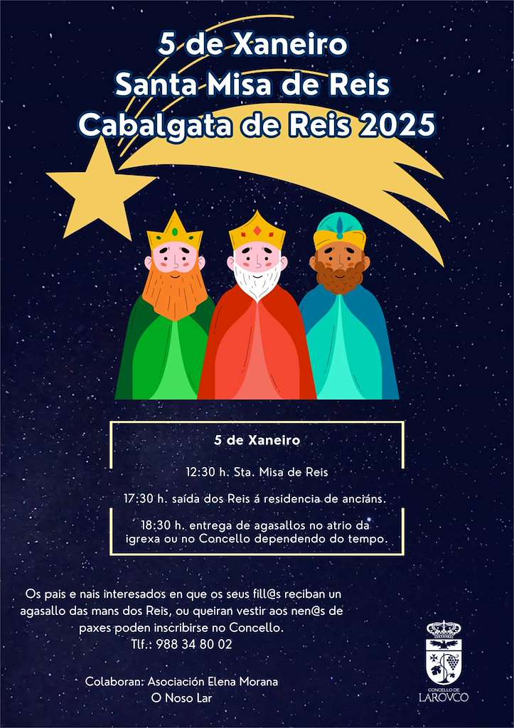 Cabalgata de Reis (2025) en Larouco