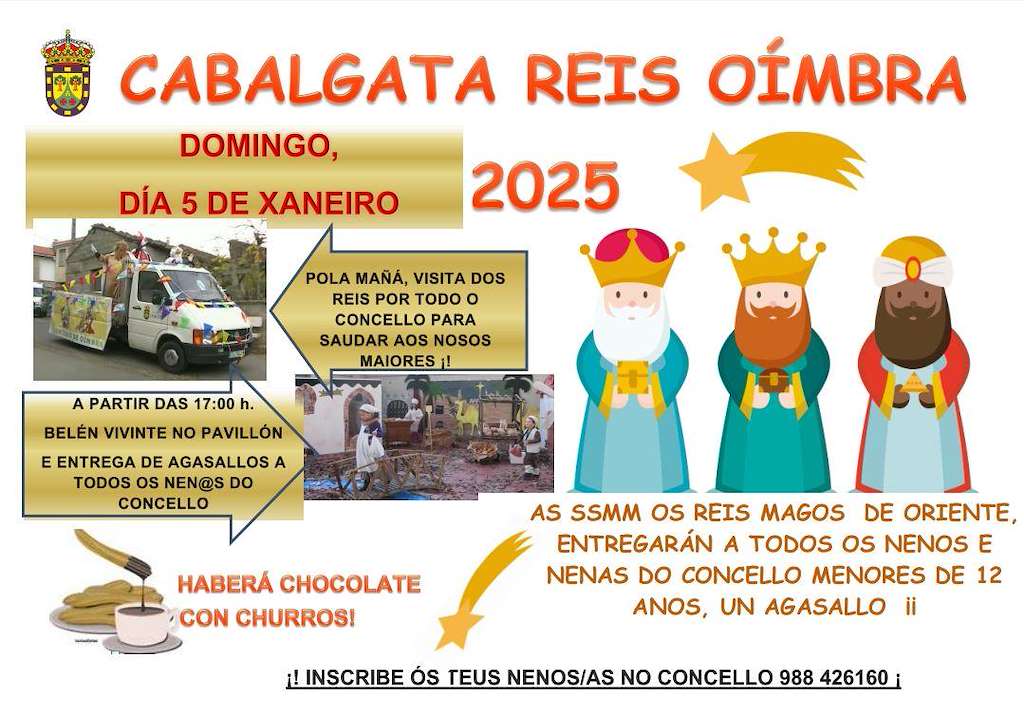 Cabalgata de Reis  (2025) en Oímbra