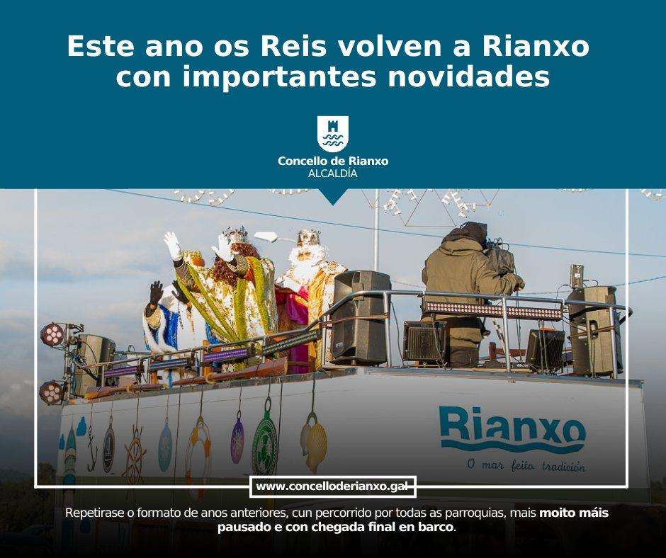 Cabalgata de Reis (2025) en Rianxo